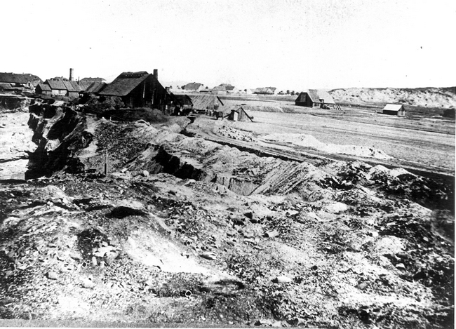Těžba uhlí 1872